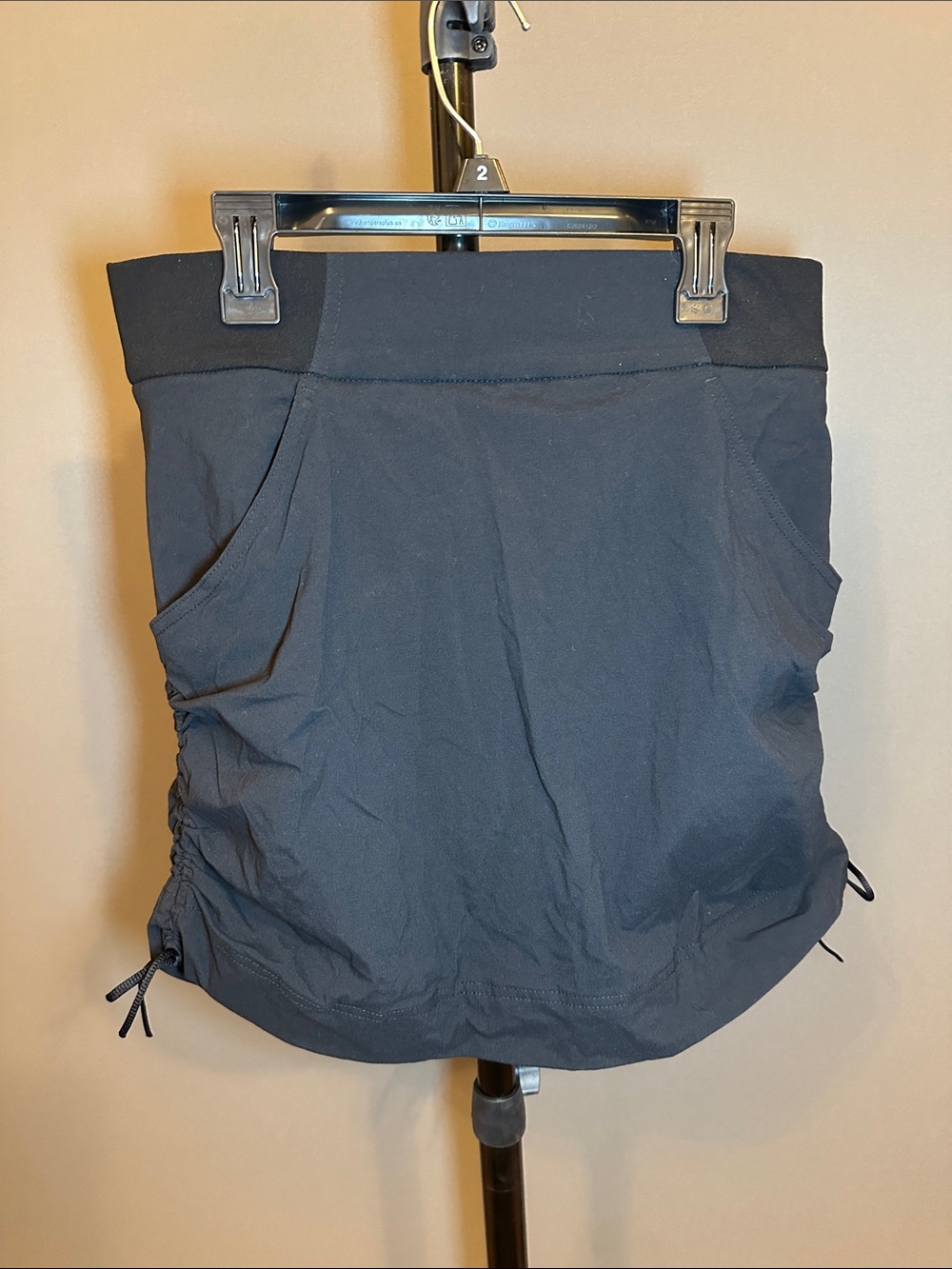 Columbia Black Athletic Shorts with Side Drawcords